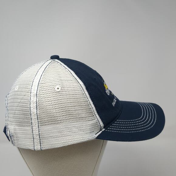 2021 Race To Robie Creek Strapback Trucker Hat Blue One Size District - Picture 5 of 10